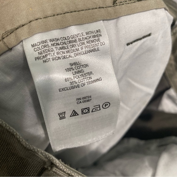 COLUMBIA SPORTSWEAR Regular Fit 100% Cotton Cargo Utility Pants Men Size 38X29 - Picture 6 of 7